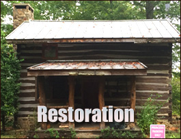 Historic Log Cabin Restoration  Barbour County, Alabama